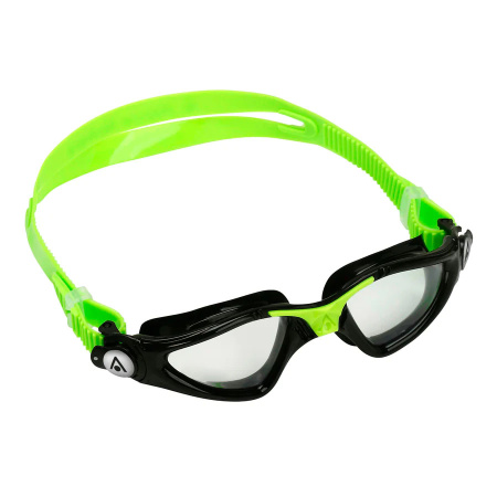 Очки для плавания Kayenne Junior (прозрачные линзы; black/lime)
